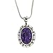 Gorgeous Designer Inspired Necklace w/Amethyst CZ title=
