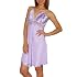 Womens Sleepwear Lingerie: Silk Nighty / Lace trimmed Loungewear Pajama Gown