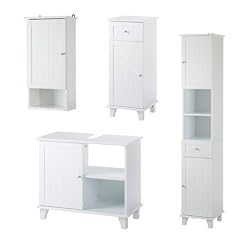 baumarkt direkt Spar-Set: Badm�bel in wei� (4-tlg.) 4-teilig