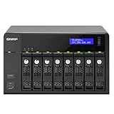QNAP TS-870 PRO 8-Bay iSCSI NAS SATA 6G 2LAN 10GbE-ready LCD HDMI local display