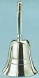 Dozen 3.5" Traditional Silver Plated Bells-#1175