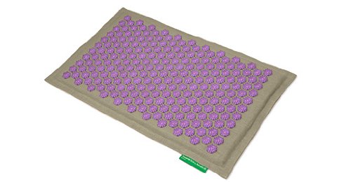 Pranamat ECO - Natural Linen  &  Violet Lotuses