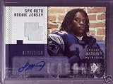 2006 SPx 190 Laurence Maroney New England (Rookie Parallel - Autographed - Piece of Authentic Jersey - Serial #D To 1650 - Football Cards)