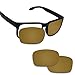 Fiskr Anti-Saltwater Replacement Lenses for Oakley Holbrook Sunglasses - Various Colors (Bronze Gold - Anti4s Mirror Polarized)