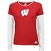 Wisconsin Badgers Women's Adidas 'Loud & Proud' Long Sleeve Layered ...