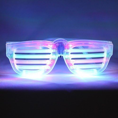 LED Rock Star RGB Shutter Sunglasses