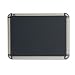 Quartet Prestige Euro Black Embossed Foam Bulletin Board, 18 x 24 Inches, Aluminum/Titanium Finish Frame (B361T)