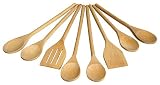 Mountain Woods 8 Piece Wooden Utensil Set