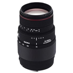Sigma 70-300mm f/4-5.6 DG APO Macro Telephoto Zoom Lens for Minolta and Sony SLR Cameras