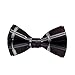 DBD7C04-06 Design Checkered Hallowmas Microfiber Pre-Tied Bow Ties By Dan Smith