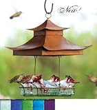 Parasol BW4SHAQ Bouquet Basketweave Shelter Hummingbird Feeder Clear