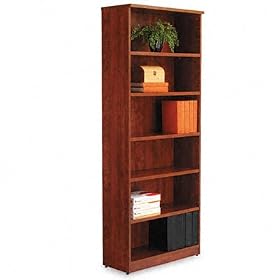 ALERA Valencia Series Bookcase Storage Cabinet, 6 Shelves, 32w x 12d x 82h, MCY
