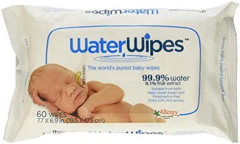 DermaH2O WaterWipes Pack, 60 Count by DermaH2O WaterWipes