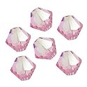 5301 4mm Faceted Bicone Rose AB