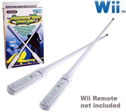 Wii Billards Cue Sticks Set