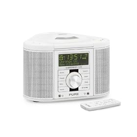 Pure - Chronos CD - Radio-r�veil st�r�o RNT/FM avec lecteur CD - Blanc