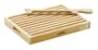 Mountainwoods Fiddle Bow Bread Knife Set with Crumb Tray 3-pc.
