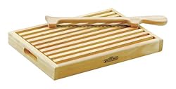 Mountain Woods Fiddle Bow Bread Knife and Crumb Tray Set