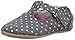 Robeez Girls' Scarlett Sneaker, Silver, 12-18 Months M US Infant