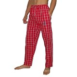 Youths MLB Boston Red Sox Plaid Sleepwear / Pajama Pants - Red