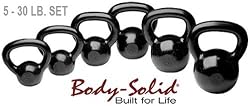 Body Solid KBS105 5 to 30-Pound Kettle Bell Set