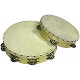 Cannon UPTAMB6S04H 6-Inch Single 4PRS Tambourine with Head