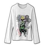 天地人最終回記念　リアル直江兼続 リブクルーネック長袖Tシャツ(ホワイト) M 最終回
