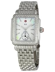 Michele Womens MWW06V000001 Deco 16 Mother-Of-Pearl Dial Watch