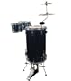 GP Percussion GP75MB Cocktail Drum Set (Midnight Blue)