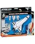Daron Worldwide Trading Inc. Space Shuttle with Stand 3 Astronauts, American Flag and Kennedy Space Center Sign
