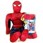 Spiderman Cuddle Pillow 28 Inch and Fleece Throw Blanket Set