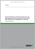 Unterrichtseinheit: Die turnerische Form des Bewegungsablaufes der Rolle vorwärts durch das Instruieren von Metaphern (6. Klasse)