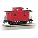 Bachmann Trains Painted, Unlettered - Red Bobber Caboose