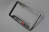 Black Stainless Genuine Nissan Nismo License Plate Frame w/ Free Lanyard
