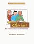 Chao Ban!: An Introduction to Vietnamese, Student's Workbook