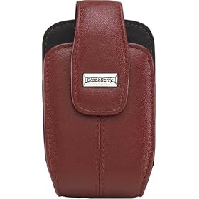 BlackBerry 8300  Leather Swivel Holster, Apple Red for 8300, 8310, 8320, and 8330
