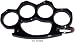 Gungfu Self Defense Hard Plastic Keychain (brass Knuckle)