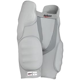 Schutt 5 Pocket Nylon Girdle (Adult) Gray by 