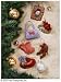 Bucilla By Plaid RED HAT SHOPPING SPREE Christmas Felt Appliqu&Atilde;&copy; Ornament Kit Set of 6 - 4"x4" ornaments