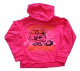 Junk Food Little Miss Chatterbox Blah Blah Blah Flashdance Hot Pink Hoody Size 2T