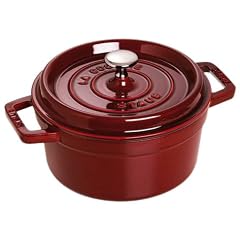 Staub 1102487 Cocotte / Br�ter rund 24 cm, grenadinerot