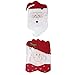 OliaDesign Mrs Santa Claus Christmas Kitchen Chair Covers, 1pcs, Red