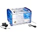 Bel-Art Scienceware 420740226 Clear Secador 4.0 Horizontal Auto-Desiccator Cabinet with Blue End Cap, 230V, 20.4" Width x 13.4" Height x 16.3" Depth
