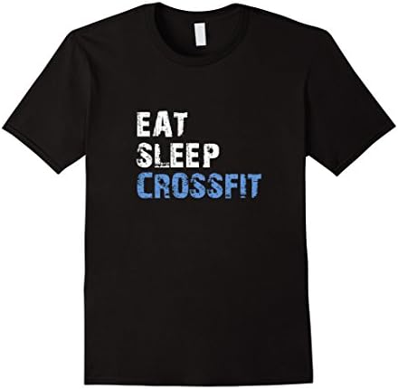 Men's Eat Sleep Crossfit Tshirt - Men's Crossfit Tshirt Small Black