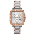Invicta Women's Square Angel Diamond Rose and Silver-Tone Chronograph Watch #5380