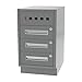 Greene Manufacturing, Inc. DTL-1818-0400-W Duratech Base Cabinet Lab Height - 18"W x 18"D x 34"H Power Panel Three Drawer Base, Metal: Structural Gray
