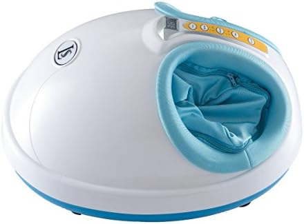 Foot Massager Shiatsu with Heat - Kneading Balls &amp; Air Pressure -2 Intensity Modes - Heat - Built-in Timer- Removable Washable Cloth Cover - Reduces Soreness and Improves Blood Flow And Relax