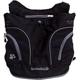 FouFou Dog Poochy Pouch, Black - Small