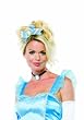 Brocade Hair Bows Holiday Costume Party Accessory With Cameo Charms (Blue;One Size)