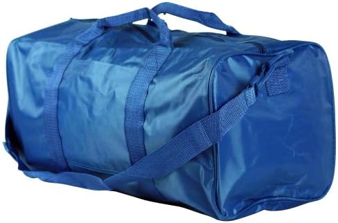 19" Nylon Square Duffle Bag in Royal Blue